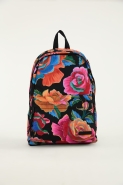 MOCHILA FARM XODO ESTUDANTE ROSAS PINTADAS