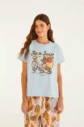 TSHIRT FIT BICICLETA CONCHAS