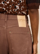 CALCA SARJA BASIC COMFORT MARROM MALFITANO OPEN