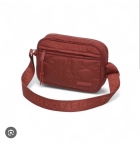 BOLSA FARM ZIRIGUIDUM PUFFER LISOS VINHO