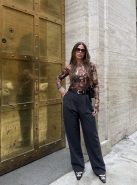 BLUSA TULE COGUMELOS