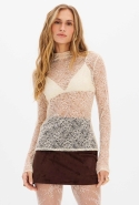 BLUSA MANGA LONGA DE RENDA