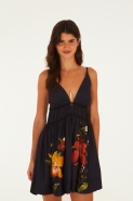 VESTIDO CURTO FLORAL DIVA