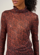 BLUSA TULE ESTAMPADO OPEN DESERT SHADOWS