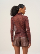 BLUSA TULE ESTAMPADO OPEN DESERT SHADOWS