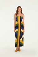 VESTIDO MIDI LISTRA AMANDA