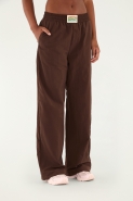 CALCA NYLON MARROM