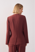 BLAZER AJUSTAVEL MARROM TERRA