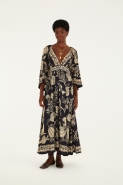 VESTIDO LONGO JARDIM DE CORDEL
