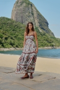 VESTIDO LONGO RETROPICO LENCO