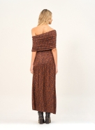 VESTIDO ESTAMPADO OPEN DESERT SHADOWS