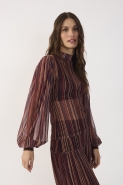 BLUSA TULE ESTAMPA FIO DE LUZ