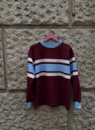 MOLETOM BORDO COM LISTRA