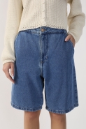 BERMUDA JEANS BOLSO ALFAIATARIA JEANS