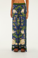 CALCA PANTALONA FLOR CELESTE