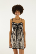 VESTIDO CURTO FLORAL DELICADO