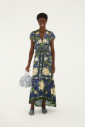 VESTIDO LONGO FLOR CELESTE