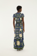 VESTIDO LONGO FLOR CELESTE