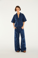 CALCA JEANS LASER MAXI CONCHA