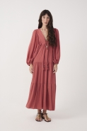 VESTIDO CROPPED POA LUREX ROSA POR DO SOL