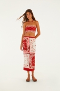 SAIA MIDI BANDANA JARDIM