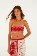 TOP RETO DOUBLE BANDANA JARDIM