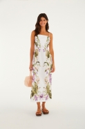 VESTIDO LONGO JARDIM SERENO