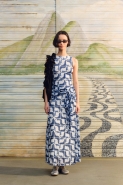 VESTIDO TULE TUCA TROPICAL