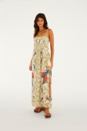 VESTIDO CROPPED ARABESCO TROPICAL