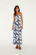 VESTIDO RETO TUCA TROPICAL