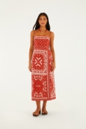 VESTIDO CROPPED BANDANA JARDIM