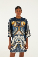 VESTIDO TSHIRT BIG LENCO RIVIERA