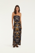 VESTIDO SEM ALCA FLORAL MAYE
