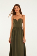 VESTIDO RENDA MIDI