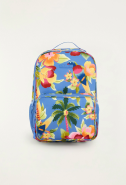 MOCHILA FARM ME LEVA PRAIA FLORAL HAVAIANO