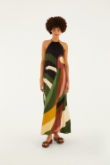 VESTIDO LONGO LISTRA ARARA
