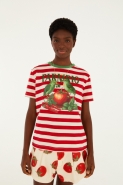 TSHIRT FIT PASSAROS TOMATE