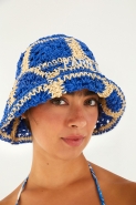 BUCKET ARTESANAL RAFIA AZ OW