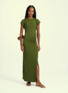 VESTIDO OPEN VERDE CAPER
