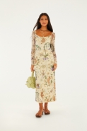 VESTIDO TULE TROPICAL MISTICO