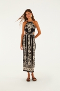 VESTIDO MIDI FLORAL DELICADO