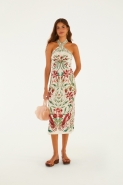 VESTIDO MIDI JARDIM VITRAL