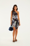 VESTIDO PONTAS TULE FLORAL LENI