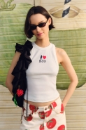 REGATA BORDADA I LOVE RIO