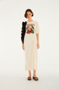 VESTIDO NO PASSAROS TOMATE