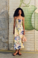 VESTIDO ALCINHAS FLORAL LENI