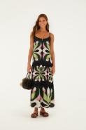 VESTIDO LONGO ARARA DE FLOR