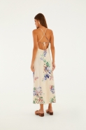 VESTIDO LONGO ALCAS FLORAL LUMA