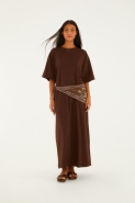 VESTIDO LONGO LENCO FLOR DO DESERTO