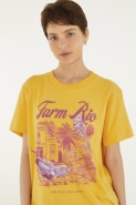 TSHIRT FIT PEDRA DO SAL AMARELO